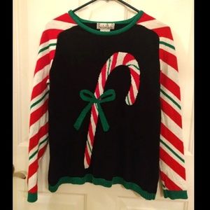 Candy Cane Christmas Sweater